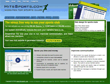 Tablet Screenshot of hitssports.com